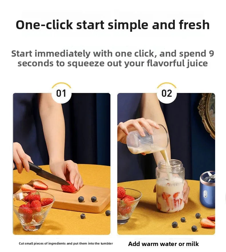 BlendGo™ Mini Portable Blender