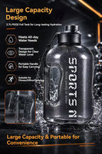 KIITCHLEY™ MegaSip Sports Bottle  Stay hydrated. Go further