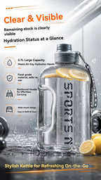 KIITCHLEY™ MegaSip Sports Bottle  Stay hydrated. Go further
