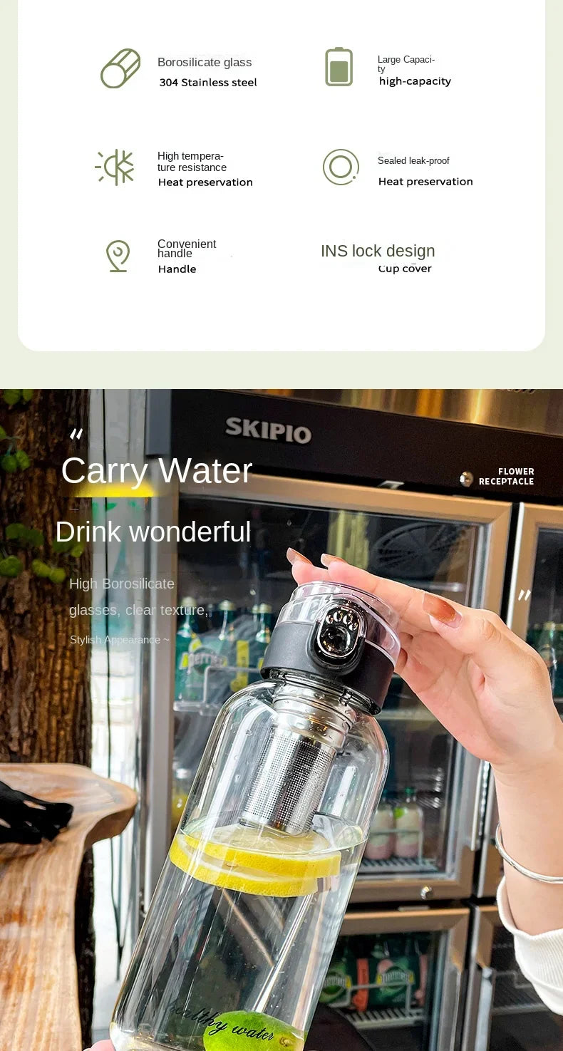 ClearFlow™ Glass Bottle