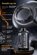 KIITCHLEY™ MegaSip Sports Bottle  Stay hydrated. Go further