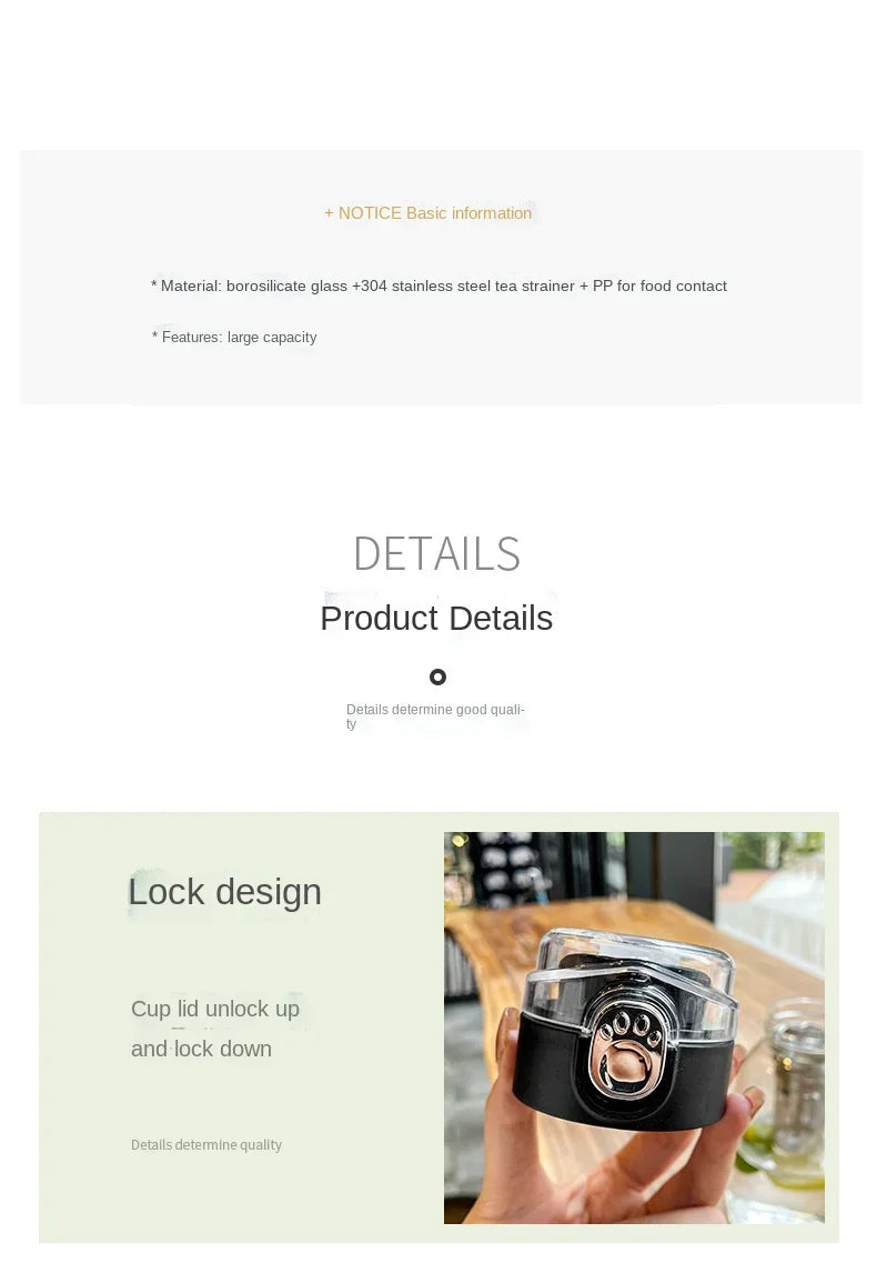 ClearFlow™ Glass Bottle