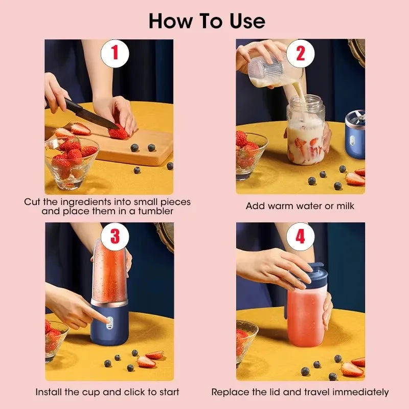 BlendGo™ Mini Portable Blender