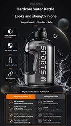 KIITCHLEY™ MegaSip Sports Bottle  Stay hydrated. Go further