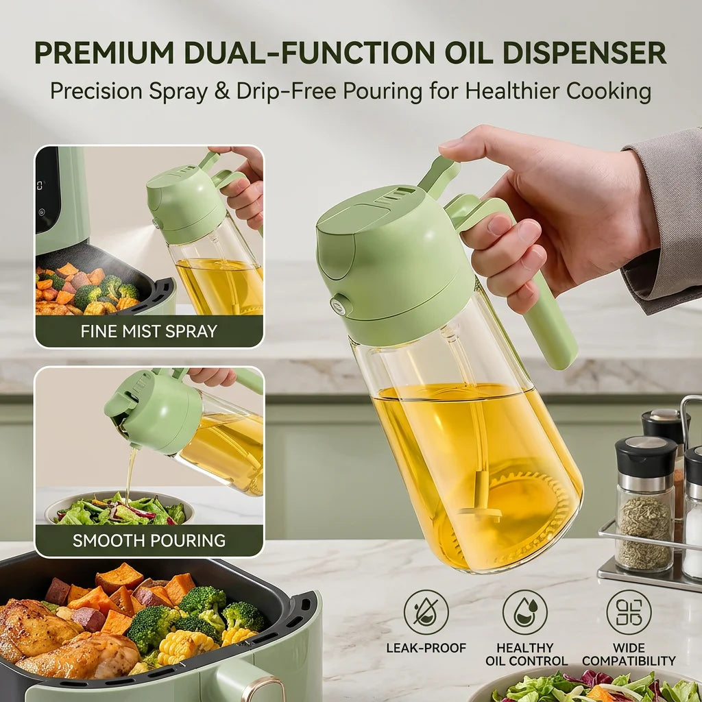 DuoPour Oil Dispenser  Two Ways to Pour. More Ease in the Kitchen