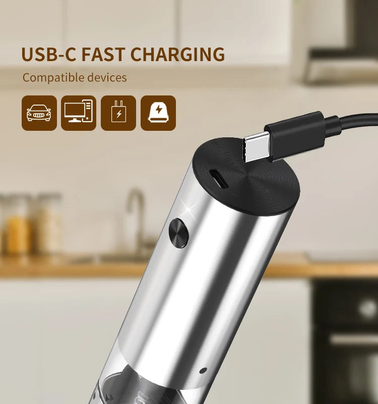 The Salt & Pepper Set. Electric Salt & Pepper Grinders