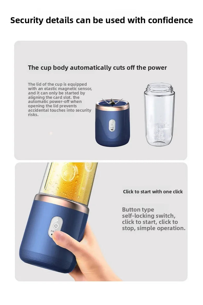 BlendGo™ Mini Portable Blender