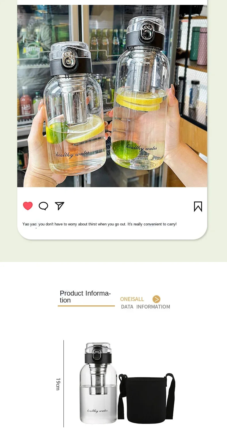 ClearFlow™ Glass Bottle