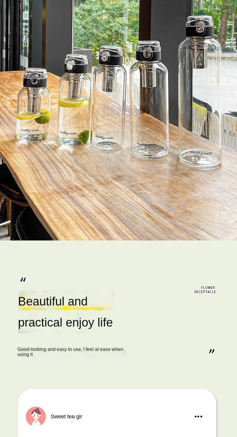 ClearFlow™ Glass Bottle
